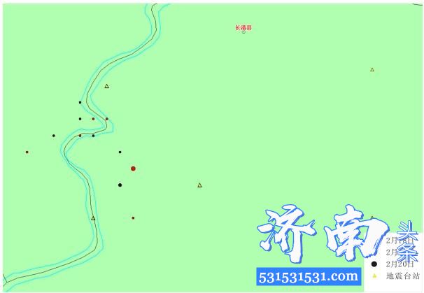 2020年02月20日11时17分在山东济南长清区（北纬36.49度，东经116.61度）发生M1.8级地震(余震)