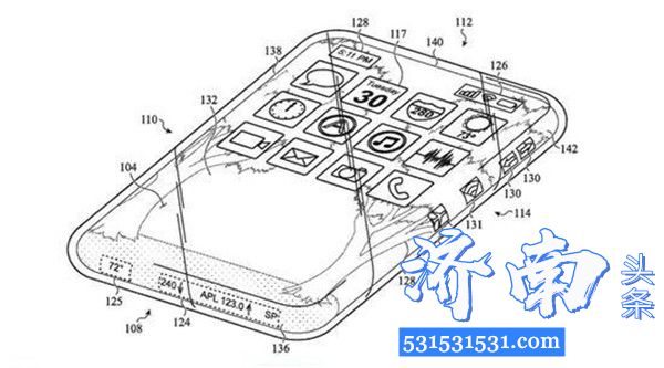 苹果公司全玻璃iPhone外壳专利被曝光出来