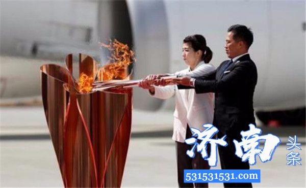 日本东京奥运会圣火抵达日本宫城县松岛在交接过程中疑似意外熄灭