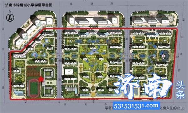 济南市槐荫区小学学区范围图、中学对口学校表请保留