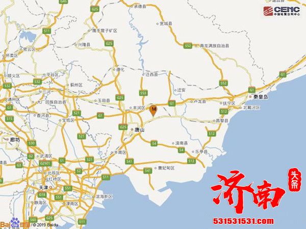 7月12日6时38分在河北唐山市古冶区发生5.1级地震