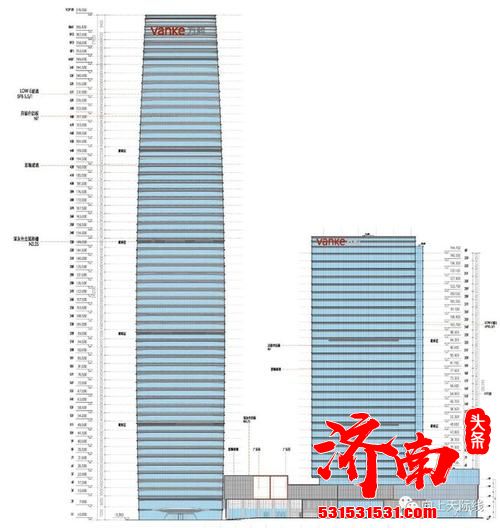 济南市望岳中心项目将建设5栋塔楼和1座购物中心，预计2025年投入运营