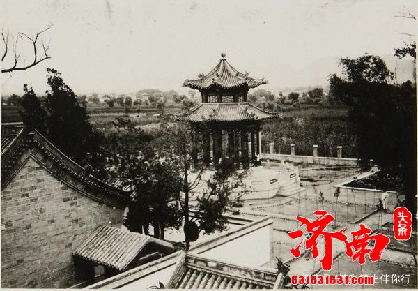 30年代济南市的老照片：铁公祠，大明湖，济南泺口黄河铁桥是什么样子呢？