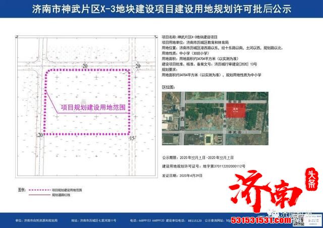 济南盛福片区、神武片区，将新建4所学校涉及幼儿园和中小学