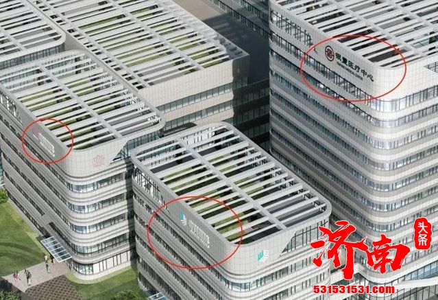 位于历下区凤山路 济南新增一所综合医疗中心在建设中