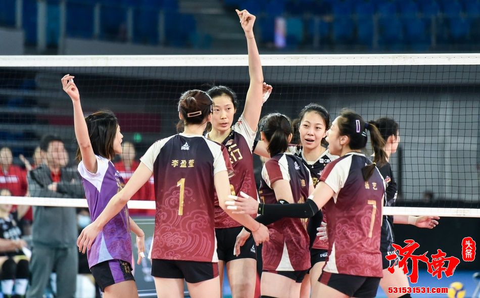 女排超级联赛总决赛第二场：天津3-1赢下江苏 迎来生死战