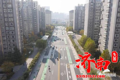 济南交通局：北湖片区首条改扩建市政道路通车