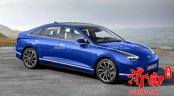 现代IONIQ 6渲染图曝光 视觉颇为运动 续航里程550公里