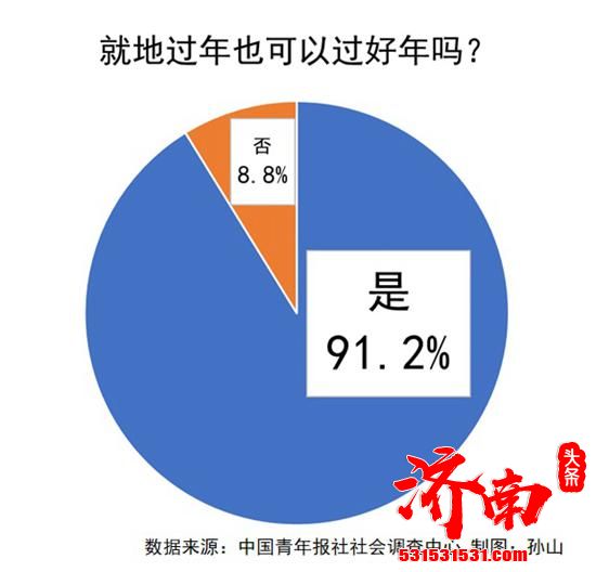 中国青年报社：超过90%的受访者都认同就地过年也可以过好年
