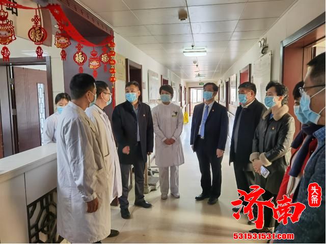 济南市中医医院工作人员在春节期间依然坚守岗位 做好疫情防控工作