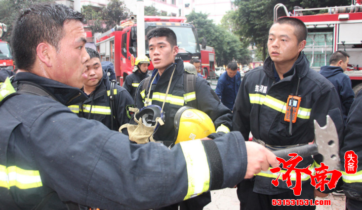 虽然春节期间宾馆关门了 但是济南长清消防救援大队工作不能放假 任何一个纰漏都可能引发火灾