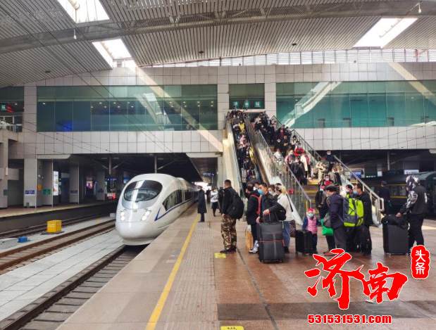 这次春运济南三大火车站共计发送旅客177万人 较去年增幅15% 较前年减幅23%