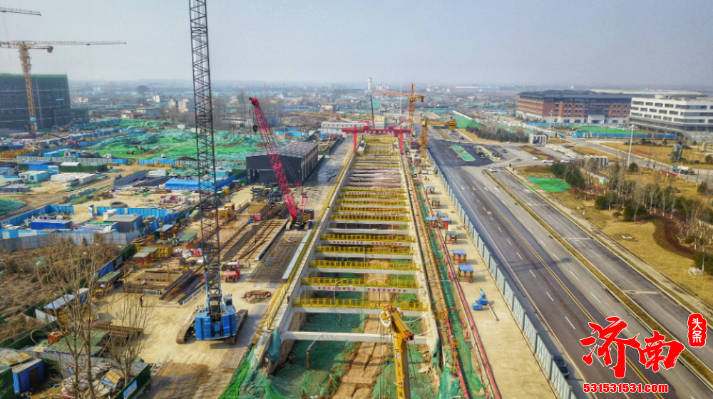 济南地铁4号线一期正式开工 这将是经十路建成近几年来 首次迎来大规模施工