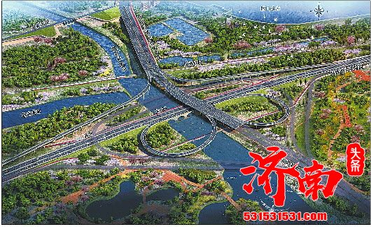 济南：黄河北超级转盘主体施工过半