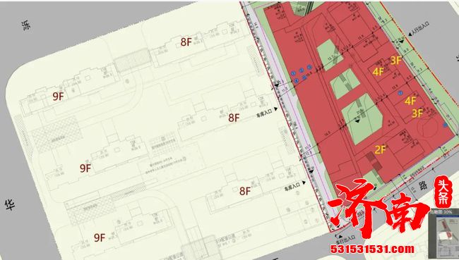 济南自规局网站发布了华山片区西B-2地块的建设工程批前公示