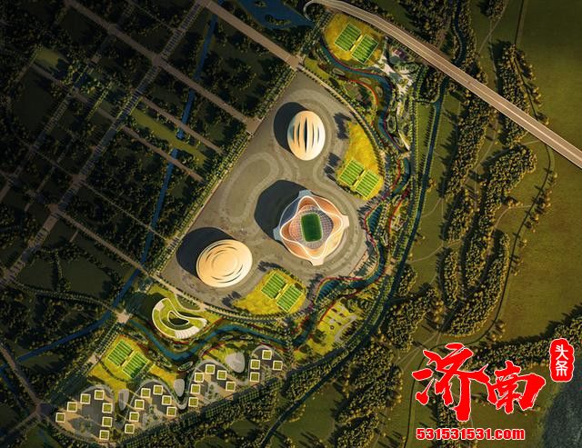 济南新旧动能转换先行区黄河体育中心足球场可容纳6万人 可举办国际顶级赛事