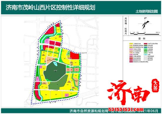 济南市公布了茂岭山东片区、茂岭山西片区、华山北片区、英雄山片区等3个片区、4个街区控制性详细规划