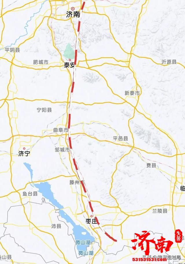 济南到枣庄高铁传来暂缓建设的消息 将由现在的高等级客运专线降为普通城际客运专线