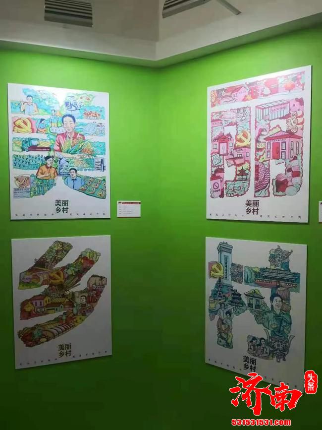 济南市百年征程庆祝建党100周年第六届公益广告大赛优秀作品展在舜耕国际会展中心二楼隆重开展