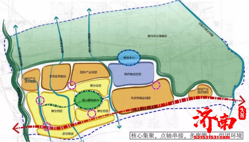 郭店片区将打造“产业+居住+配套”的组团式现代化城市产业功能区