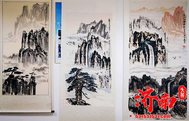 耿建华教授画展在济南麒麟会馆（济南银座好望角2号楼15楼）开幕 9月3日开展至9月18日结束