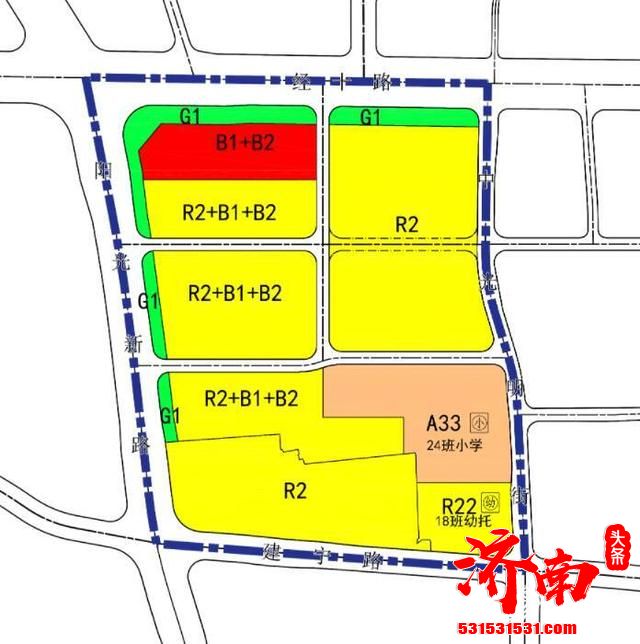 济南市自然资源和规划局公布了英雄山片区01街区和八里桥片区04街区的控制性详细规划