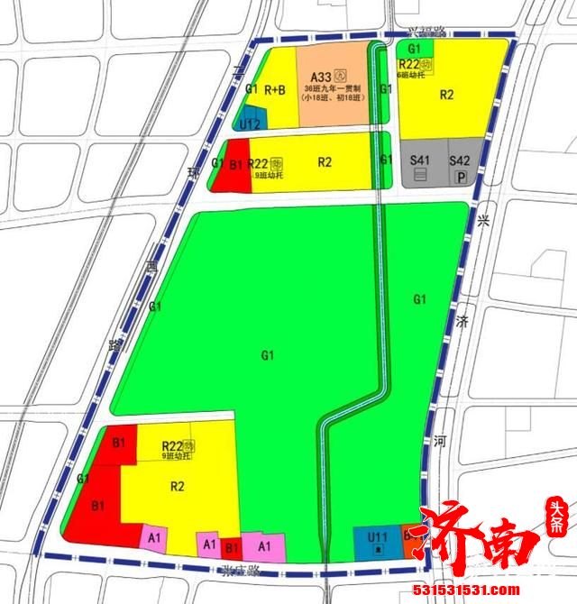 济南市自然资源和规划局公布了英雄山片区01街区和八里桥片区04街区的控制性详细规划