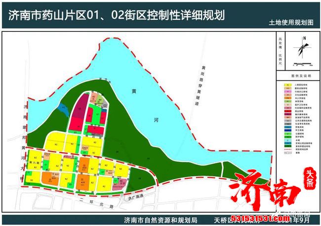 济南市自然资源和规划局公布了6个片区13个街区的控制性详细规划