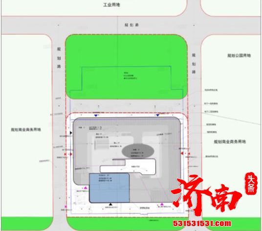 济南市自然资源和规划局网站对“济南智慧停车场建设工程医疗大数据中心公交枢纽项目”进行方案公示