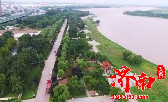 市民注意违者罚款 济南黄河天桥段沿岸禁止露天烧烤