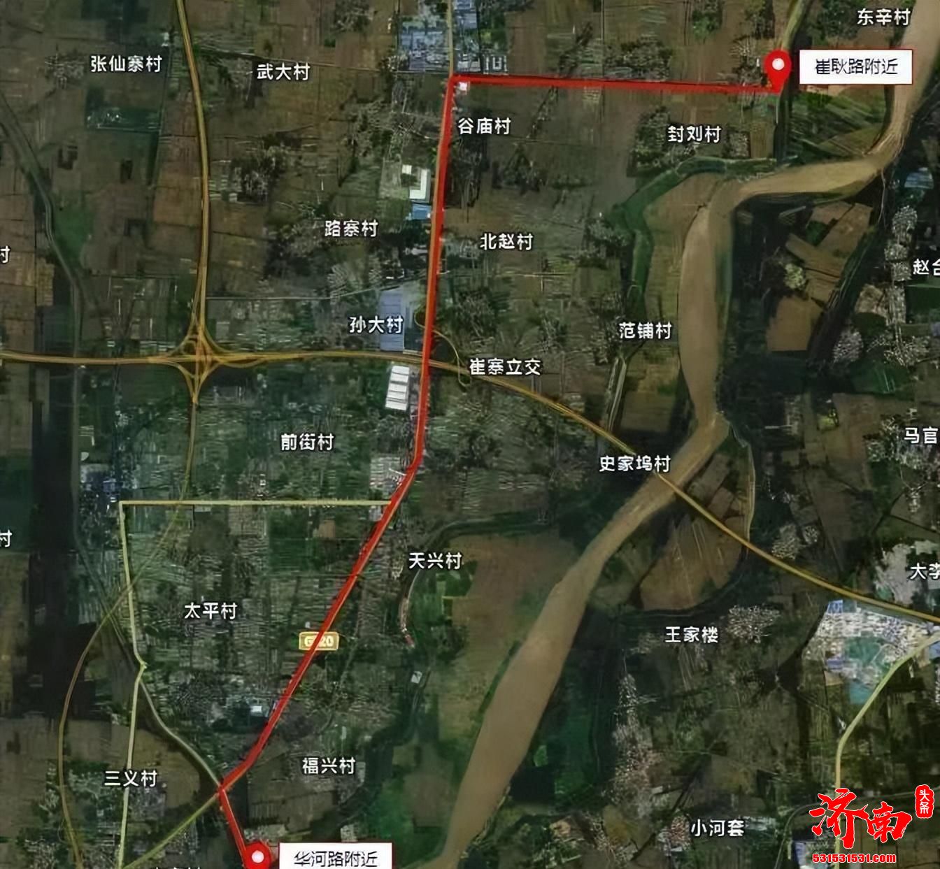 济南起步区东郊黄河浮桥至东城黄河浮桥段5月1日起封闭施工