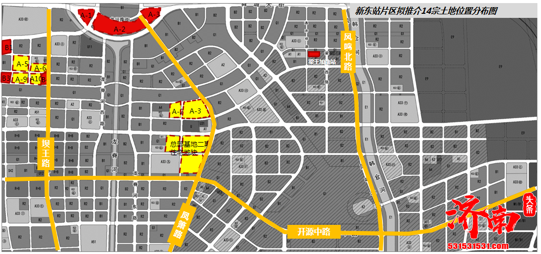 2022年济南第二次土地推介地块明细公布 共涉及11大片区92宗土地！