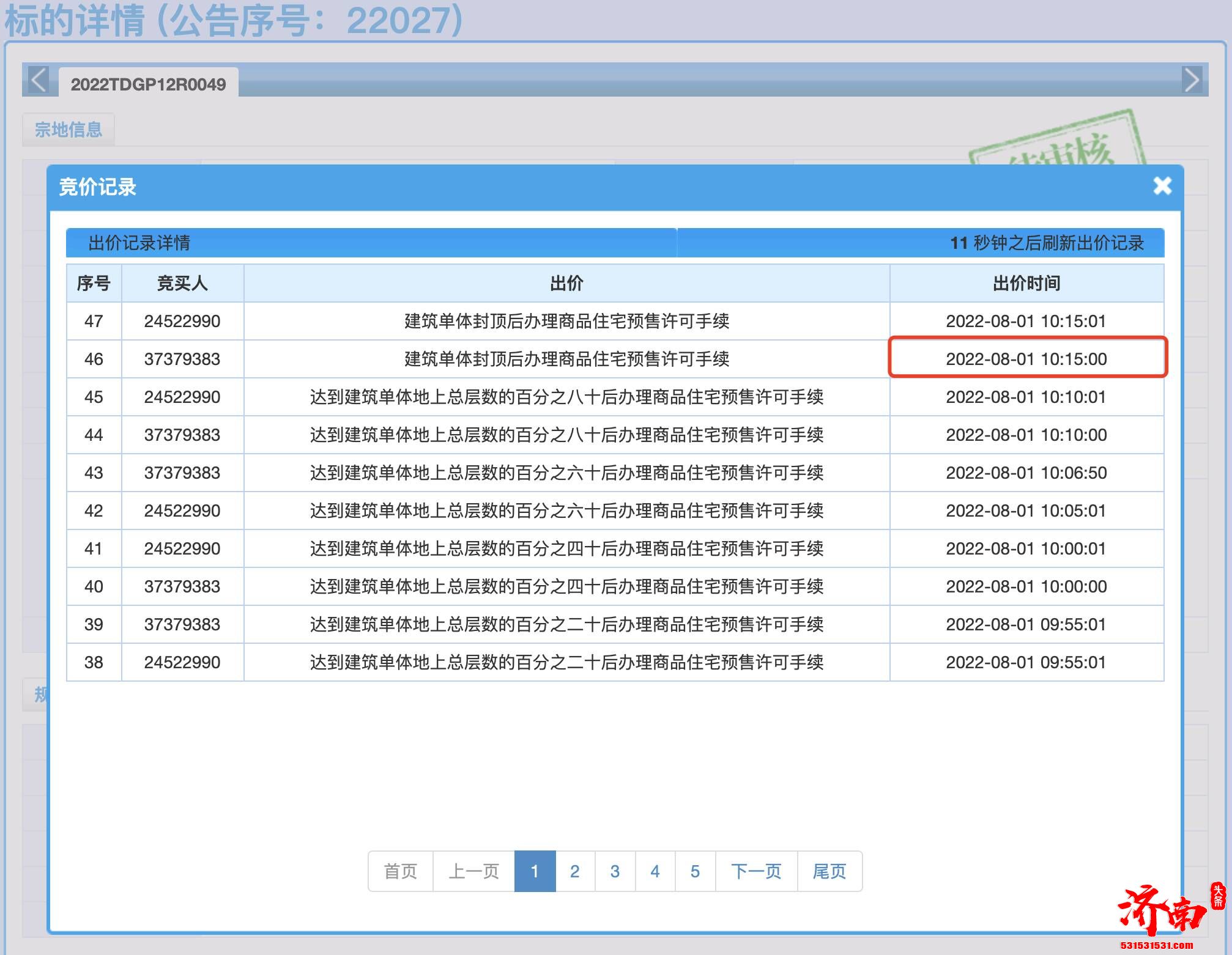 济南2022年第二次集中供应的18宗土地全部竞价结束，进入审核阶段