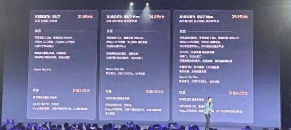 小米SU7正式上市21.59万起售 订单量4分钟破万7分钟破两万