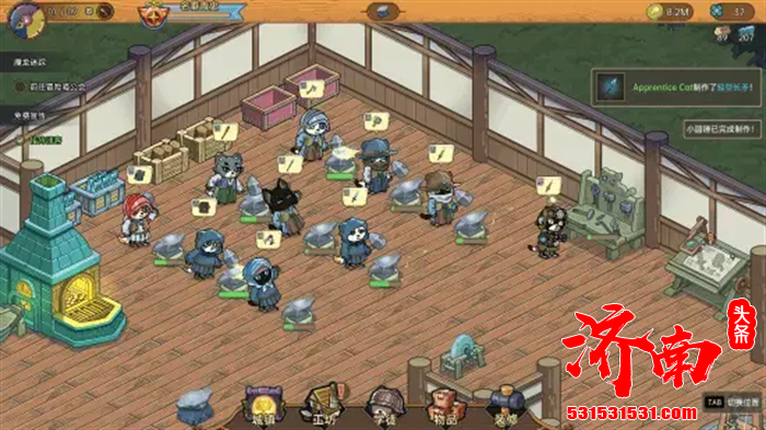 休闲模拟经营游戏《喵喵工坊》今日在Steam平台上线商店页