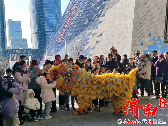 以“福马踏春至·非遗焕新彩”为主题的新年非遗游园会，在济南市文化馆热闹启幕