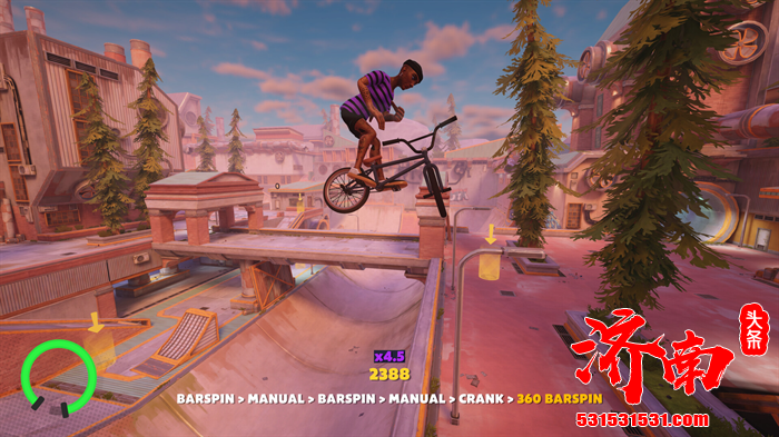 街机风格极限运动游戏《Streetdog BMX》正式登陆 Steam 平台