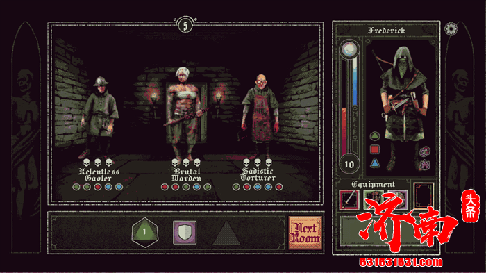 暗黑奇幻类Rogue回合制地牢冒险游戏《The Fortress（堡垒）》登陆Steam游戏平台