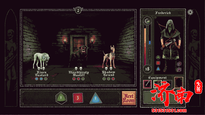 暗黑奇幻类Rogue回合制地牢冒险游戏《The Fortress（堡垒）》登陆Steam游戏平台