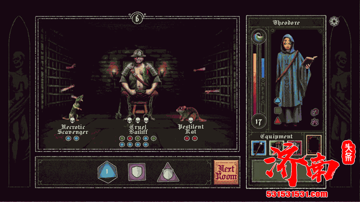 暗黑奇幻类Rogue回合制地牢冒险游戏《The Fortress（堡垒）》登陆Steam游戏平台