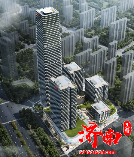 济南万科望岳中心建设工程规划许可公示 济南南城第一高楼浮现