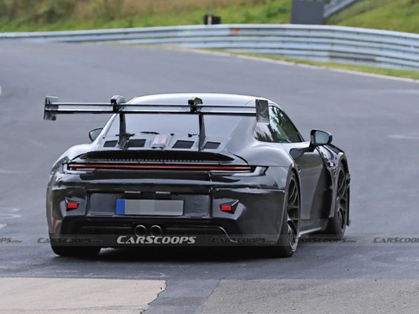造型更为激进 保时捷911 GT3 RS赛道测试图曝光