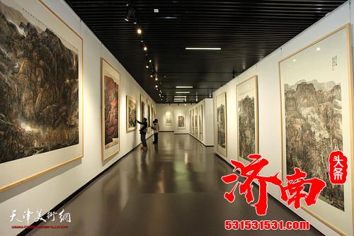 中国大城市专业画院学术年会已开幕在济南市美术馆隆重举办