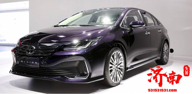 全新丰田ALLION广州车展发布 轴距2750mm 明年一季度上市
