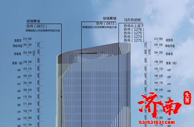 济南再添2座213米高楼！建成和在建200+米级高楼达23座