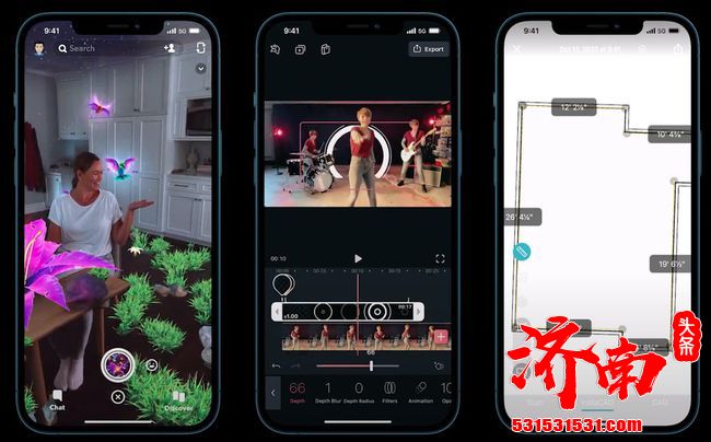 TikTok新增AR视频特效功能，利用iPhone 12 Pro LiDAR激光雷达实现