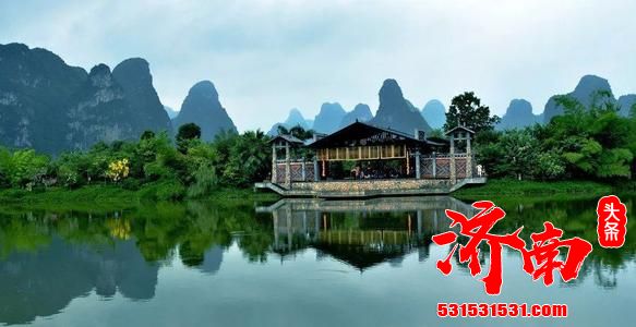 一处名为“济南小桂林”的南山小景点在网络爆红