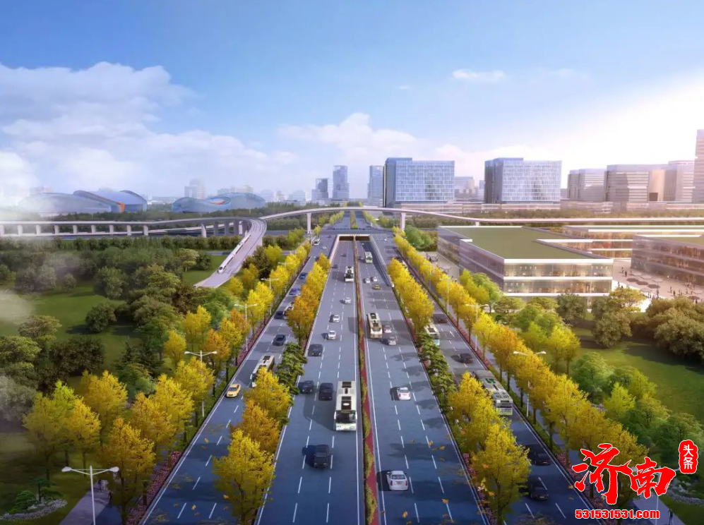 济南黄河大道及有轨电车项目开工在即 将局部封闭施工