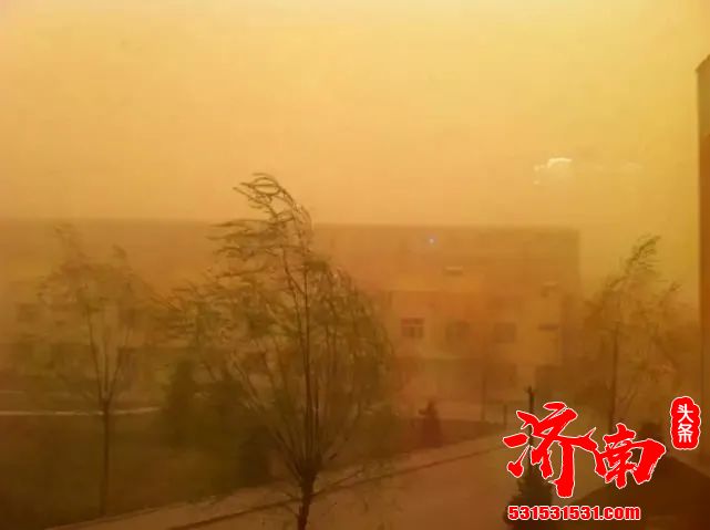 沙尘南下至淮河一线 12省市仍有沙尘天气