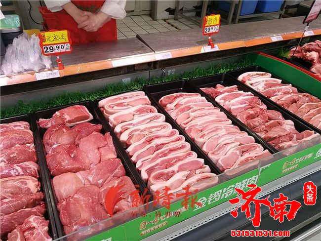 济南猪肉价格跳水明显较春节期间低了不少